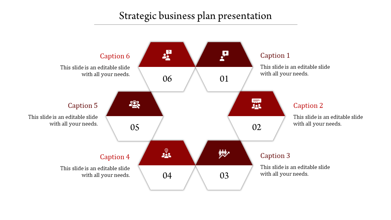 strategic business plan template-strategic business plan presentation-red